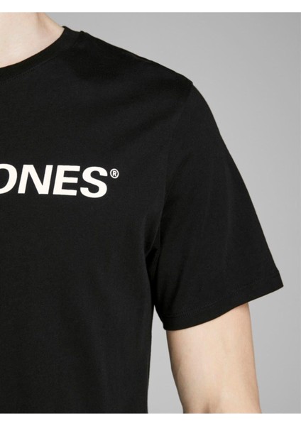Markasız Jack&jones 12137126 On Jack&jones Yazılı 0 Yaka Kısa Kol Tsh Siyah-Xs