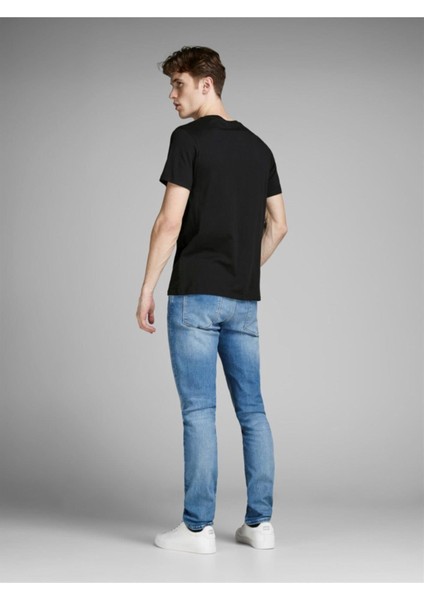Markasız Jack&jones 12137126 On Jack&jones Yazılı 0 Yaka Kısa Kol Tsh Siyah-Xs