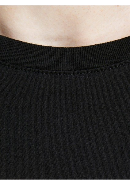 Markasız Jack&jones 12137126 On Jack&jones Yazılı 0 Yaka Kısa Kol Tsh Siyah-Xs