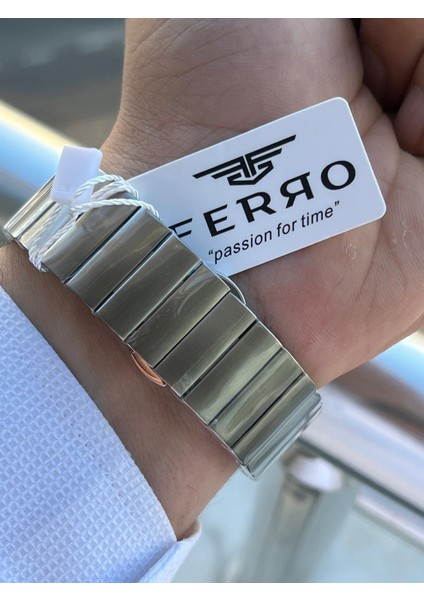 Çelik Kordon Iyon Kaplama Kasa Tasarım Seri 30 mt Su Geçirmez Erkek Kol Saati EFM.11448.A2 indirimleri