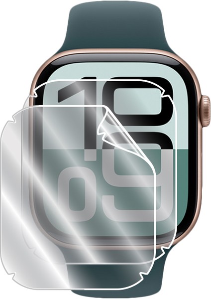 Apple Watch Series 10 ile Uyumlu Ipg Hydrogel Ekran Koruyucu (2 Adet)