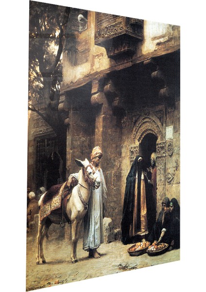 Ünlü Ressam Tabloları, Frederick Arthur Bridgman, Kahire’de Sokak Cam Tablo | Hediyelik, Dekoratif, Ofis, Mutfak fiyatları