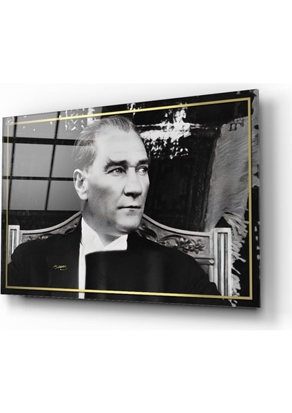 Atatürk Cam Tablo | Hediyelik, Dekoratif, Ofis, Mutfak