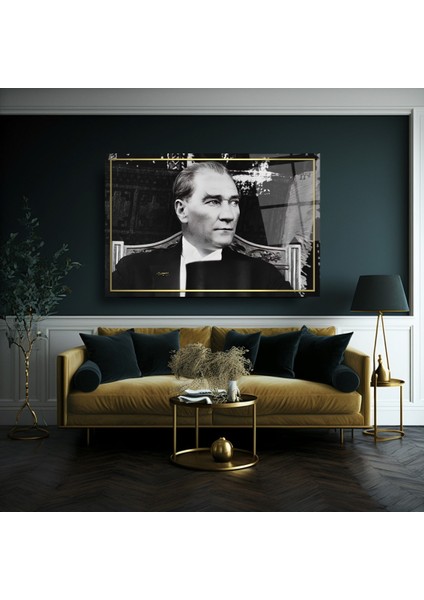 Atatürk Cam Tablo | Hediyelik, Dekoratif, Ofis, Mutfak