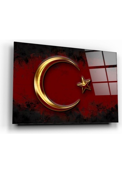 Bayrak Cam Tablo | Hediyelik, Dekoratif, Ofis, Mutfak