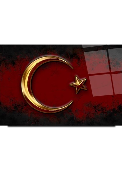 Bayrak Cam Tablo | Hediyelik, Dekoratif, Ofis, Mutfak