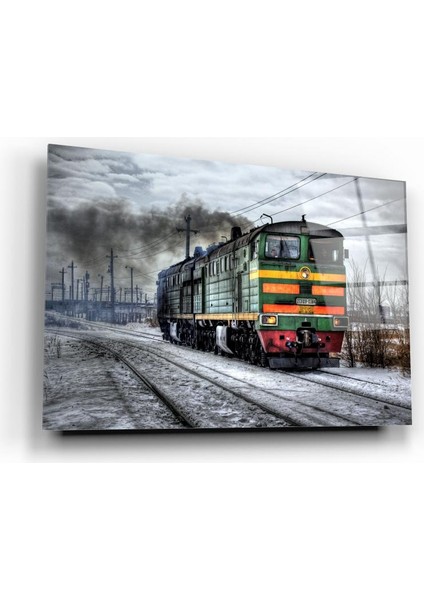 Tren Cam Tablo | Dekoratif, Ofis, Mutfak