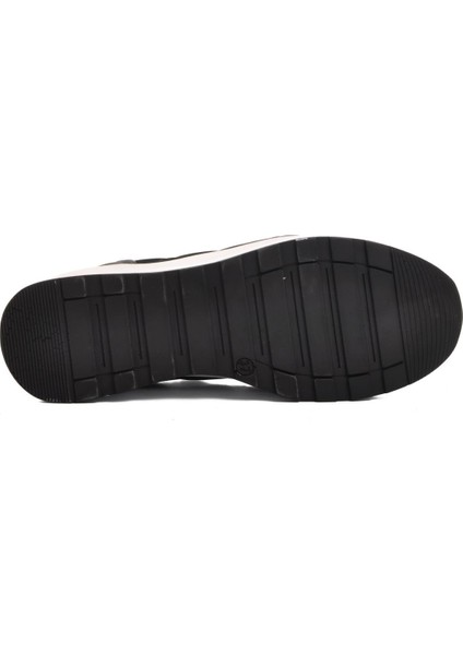 7684 Siyah-Beyaz Bağcıklı Kadın Sneaker indirimleri