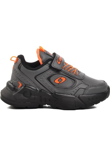 720-25k-P Füme-Turuncu Cırtlı Unisex Çocuk Sneaker
