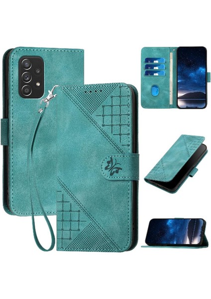 Ayrılabilir El Kayışı ve Kredi ile Samsung Galaxy A52S Için Flip Case (Yurt Dışından)