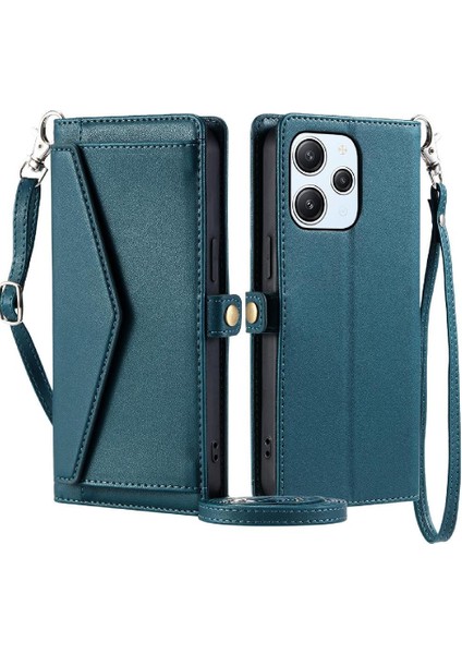 Cüzdan Crossbody Durumda Xiaomi Redmi Için 12 4g Cüzdan Kılıf Kadınlar Için Rfıd (Yurt Dışından)