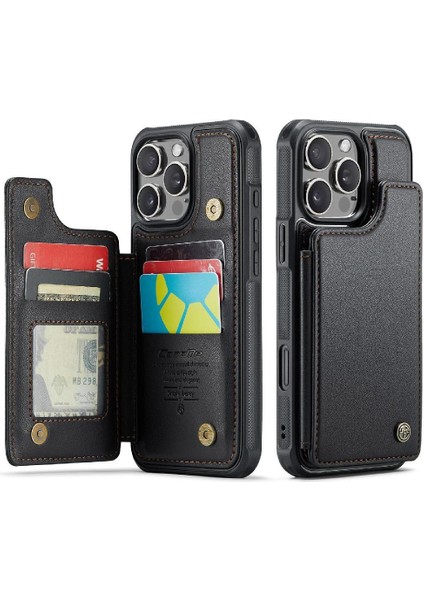 IPhone 16 Için Flip Case Pro Max Rfıd Engelleme Pu Deri Kickstand Ince (Yurt Dışından) fiyatları
