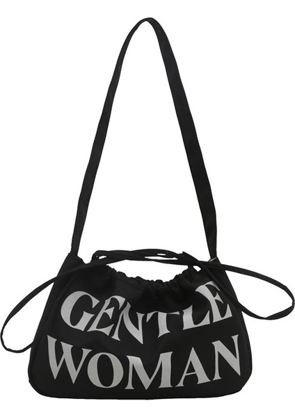 Çapraz Askılı Çanta Taşınabilir Yüksek Yoğunluklu Bakımı Kolay Oxford Kumaş, Siyah (Yurt Dışından)