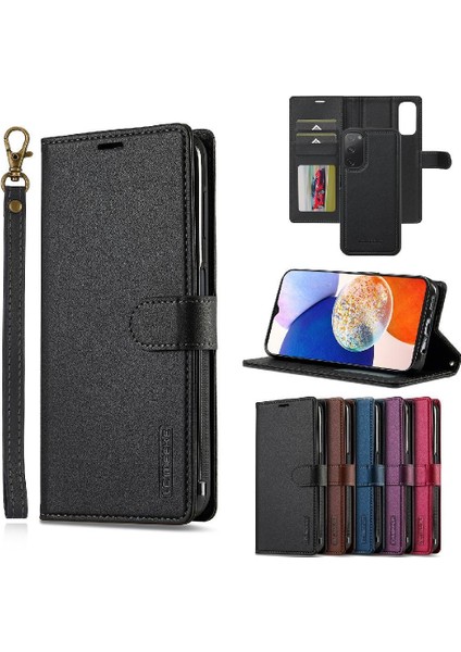 Samsung Galaxy S21 Fe Bölünmüş Deri Cüzdan Telefon Kapak Pu 2 Için Flip Case (Yurt Dışından)