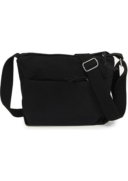 Çapraz Askılı Çanta Taşınabilir Yüksek Kaliteli Rahat Naylon Kumaş Çok Yönlü Stiller, Siyah (Yurt Dışından)