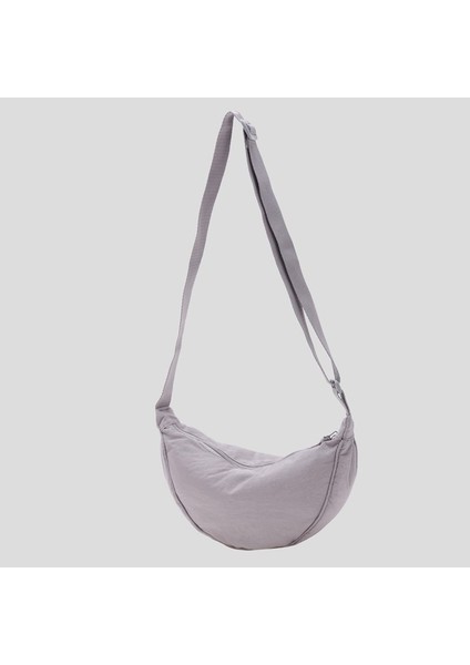 Çapraz Askılı Çanta Taşınabilir Rahat Kadife Kumaş , Gri (Yurt Dışından)