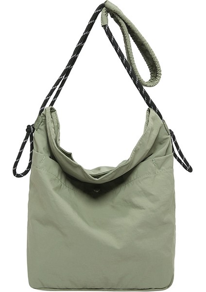 Çapraz Askılı Çanta Taşınabilir Yüksek Kaliteli Rahat Naylon Kumaş Modaya Uygun Stil,yeşil (Yurt Dışından)