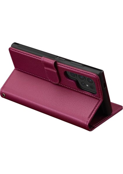 Samsung Galaxy S22 Için Flip Case Ultra Ayrılabilir 2 1 Cüzdan Kılıf Pu (Yurt Dışından) indirimleri