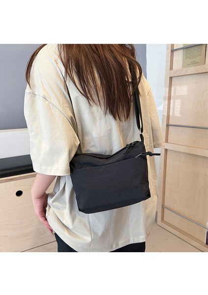 Çapraz Askılı Çanta Taşınabilir Yüksek Kaliteli Rahat Naylon Kumaş Çok Yönlü Stiller, Haki (Yurt Dışından) modelleri