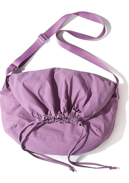 Çapraz Askılı Çanta Taşınabilir Yüksek Kaliteli Oxford Kumaş Kumaş Sade Düz Renk Taze Stil, Mor (Yurt Dışından)