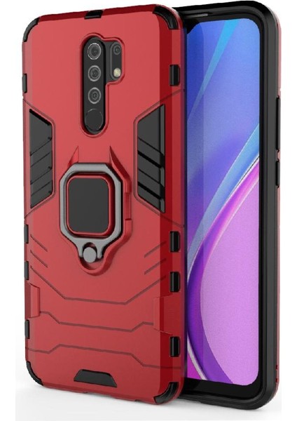 Halka Araba Dağı Kickstand Vaka Xiaomi Redmi 9 Başbakan Darbeye Askeri (Yurt Dışından) modelleri