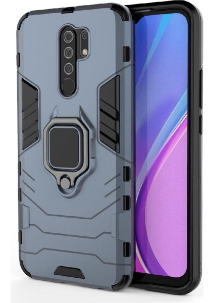 Halka Araba Dağı Kickstand Vaka Xiaomi Redmi 9 Başbakan Darbeye Askeri (Yurt Dışından)