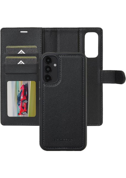 Samsung Galaxy A34 5g Için Flip Case Pu Deri Kickstand Ayrılabilir 2 In 1 (Yurt Dışından)