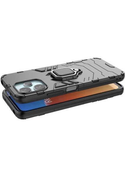 Halka Araba Montaj Kickstand Durumda Xiaomi Redmi Için 12 4g Metal Halka Tutucu (Yurt Dışından) modelleri