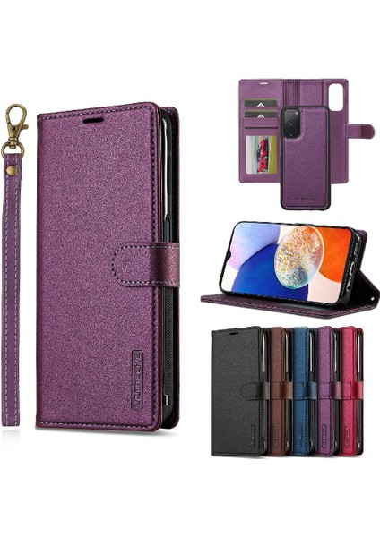 Samsung Galaxy S21 Fe Bölünmüş Deri Cüzdan Telefon Kapak Pu 2 Için Flip Case (Yurt Dışından)