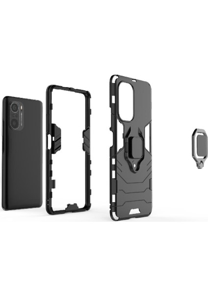 Halka Araç Montaj Kickstand Durumda Xiaomi Mi 11X Pro Kickstand Askeri (Yurt Dışından)