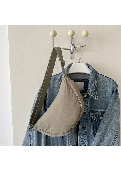 Çapraz Askılı Çanta Taşınabilir Yüksek Kalite Konfor Özel Kumaşlar Şehirli Tarz, Yeşil (Yurt Dışından)