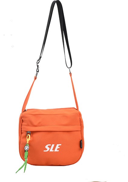 Çapraz Askılı Çanta Taşınabilir Yüksek Kaliteli Oxford Kumaş Malzemesi Çok Yönlü Stil, Turuncu (Yurt Dışından)