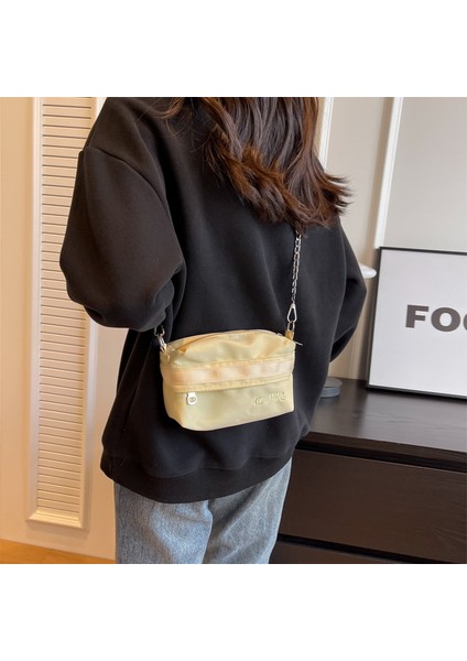 Çapraz Askılı Çanta Taşınabilir Yüksek Kaliteli Kumaşlar Mükemmel Işçılik Düz Renk Stili, Siyah (Yurt Dışından) modelleri