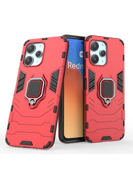 Halka Araba Montaj Kickstand Durumda Xiaomi Redmi Için 12 4g Metal Halka Tutucu (Yurt Dışından) modelleri