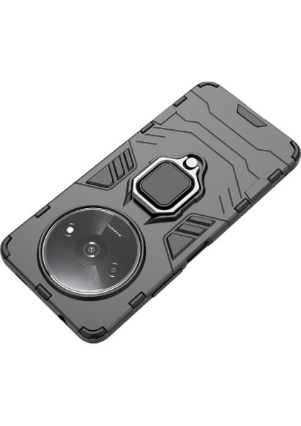 Halka Araba Montaj Kickstand Durumda Xiaomi Redmi A3 Askeri Sınıf Kickstand (Yurt Dışından) modelleri