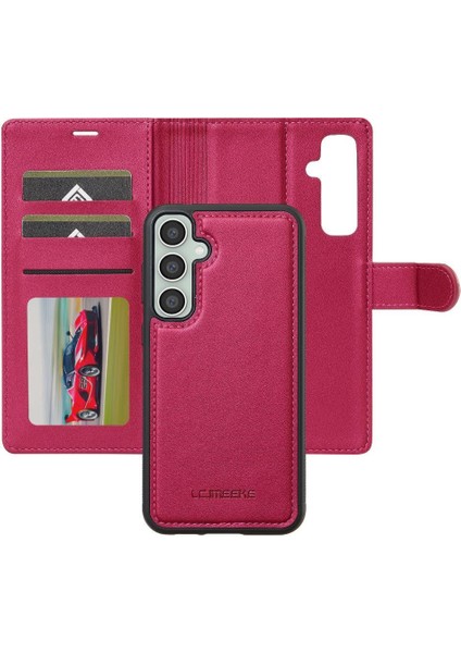 Samsung Galaxy S24 Artı Cüzdan Durumda Bölünmüş Deri Cüzdan 2 1 Için Flip Case (Yurt Dışından)