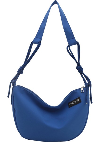 Çapraz Askılı Çanta Taşınabilir Yüksek Yoğunluklu Aşınmaya Dayanıklı Oxford Kumaş, Mavi (Yurt Dışından)