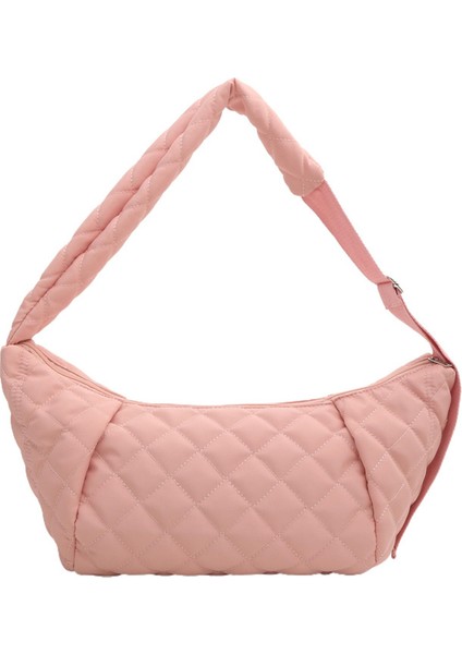 Çapraz Askılı Çanta Taşınabilir Yüksek Kaliteli Rahat Özel Kumaş Kentsel Stil, Pembe (Yurt Dışından)