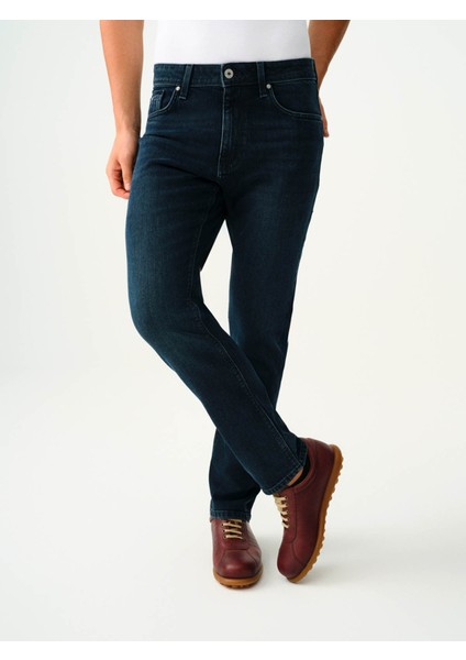 Erkek Jean Pantolon Koyu Mavi LF2037023 Terrybrown Slim Fit modelleri