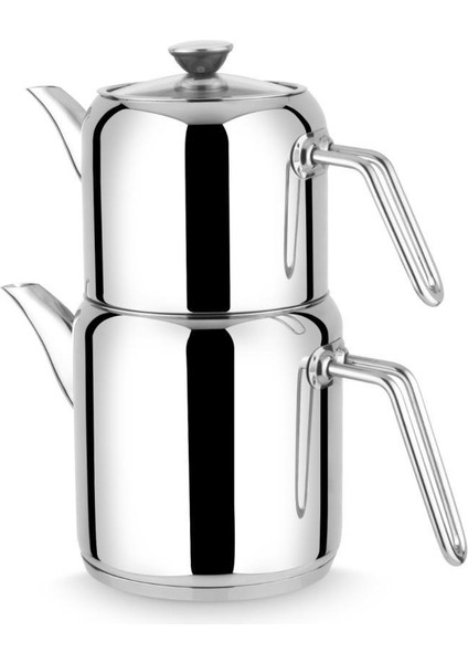 Rüya Ideal Boy Çelik Çaydanlık Takımı Metal Kulp