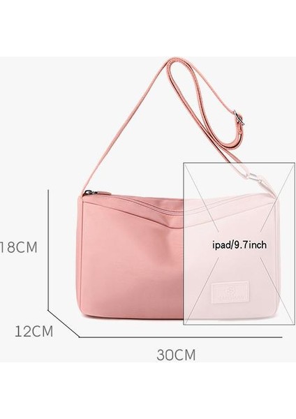 Çapraz Askılı Çanta Taşınabilir Yüksek Kaliteli Naylon Kumaş Çeşıtli Stiller, Kırmızı (Yurt Dışından) fiyatları