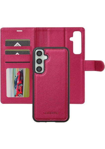 Samsung Galaxy S24 Için Flip Case Kickstand Bölünmüş Deri Cüzdan Telefon 2 In (Yurt Dışından) fırsatları