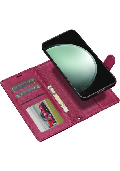 Samsung Galaxy S24 Için Flip Case Kickstand Bölünmüş Deri Cüzdan Telefon 2 In (Yurt Dışından) indirimleri