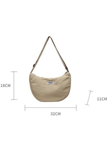 Çapraz Askılı Çanta Taşınabilir Yüksek Yoğunluklu Naylon Kumaş Mükemmel Işçılik Düz Renk Stili, Kırmızı (Yurt Dışından) modelleri