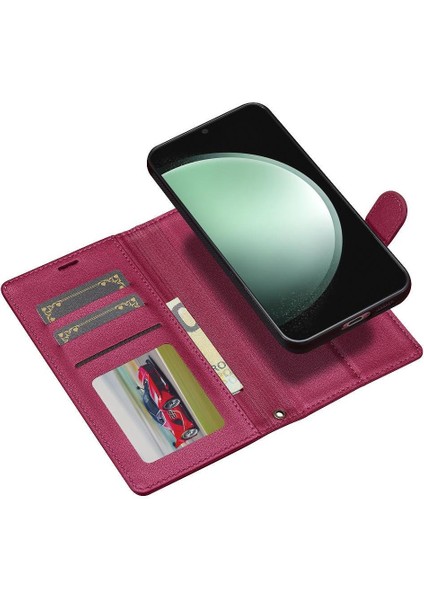 Samsung Galaxy S24 Artı Cüzdan Durumda Bölünmüş Deri Cüzdan 2 1 Için Flip Case (Yurt Dışından) modelleri