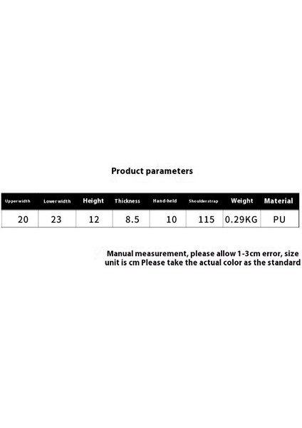Çapraz Askılı Çanta Taşınabilir Yüksek Kaliteli Pu Malzeme Düz Renk Şık Tasarım Yatay Kare, Beyaz (Yurt Dışından) fiyatları