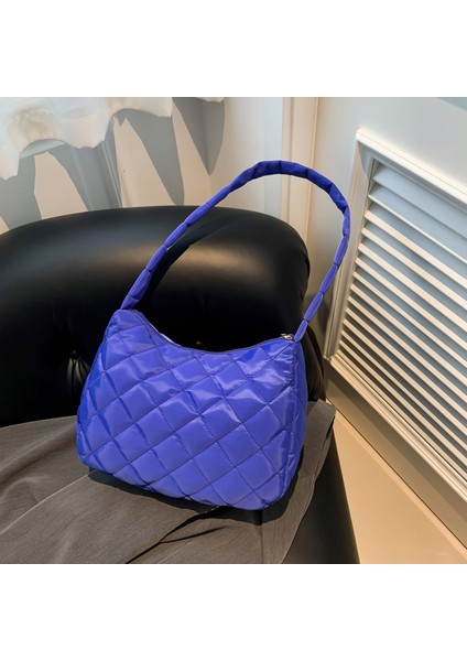 Çapraz Askılı Çanta Taşınabilir Yüksek Kaliteli Rahat Kanvas Kumaş Kaliteli Işçılik, Mavi (Yurt Dışından)