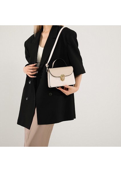 Çapraz Askılı Çanta Taşınabilir Yüksek Kaliteli Pu Malzeme Zıt Renkler Şık Tasarım, Haki (Yurt Dışından) modelleri