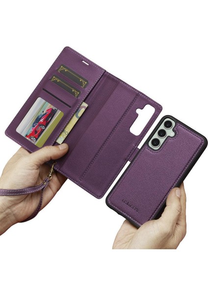 Samsung Galaxy Flip 5g Pu Deri Için Flip Case Ayrılabilir 2 1 Kickstand (Yurt Dışından) indirimleri