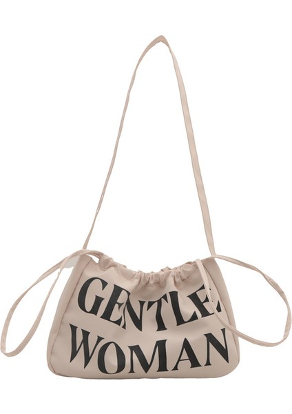 Çapraz Askılı Çanta Taşınabilir Yüksek Yoğunluklu Bakımı Kolay Oxford Kumaş, Beyaz (Yurt Dışından)